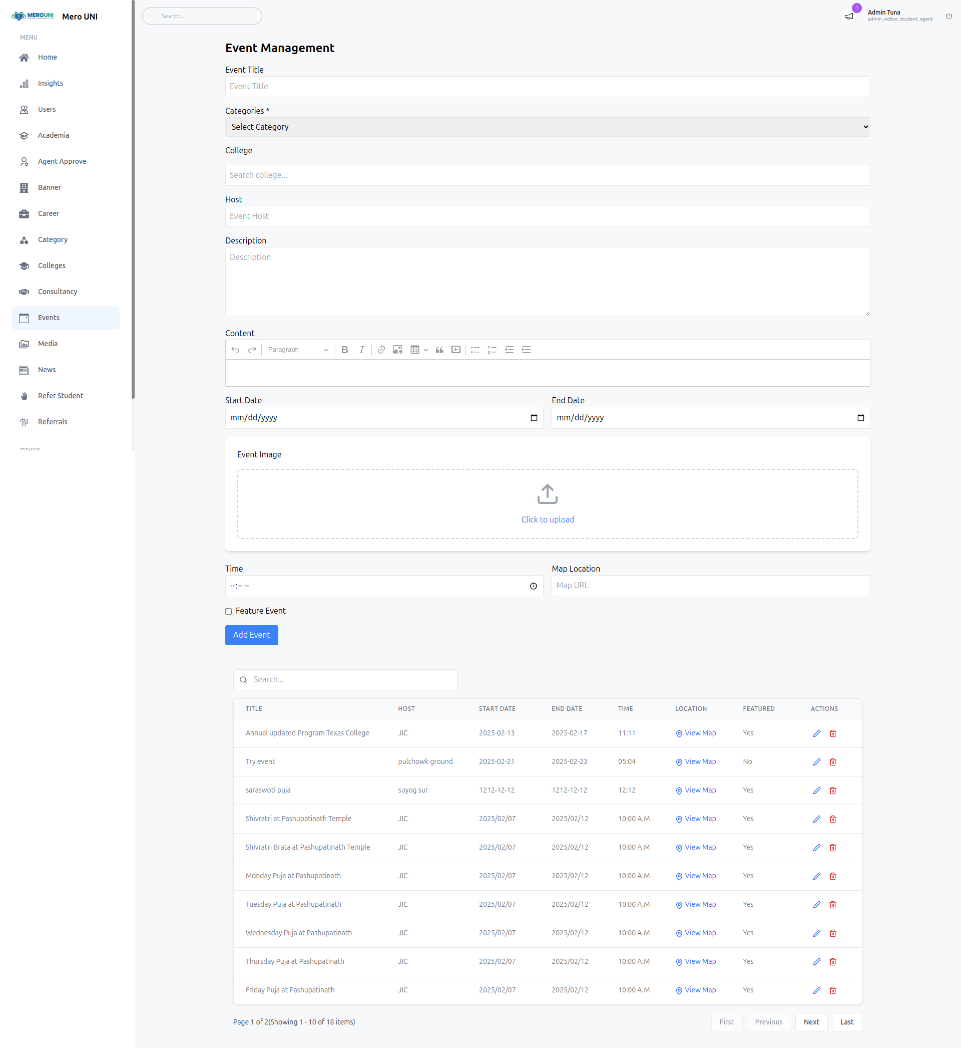 MeroUni Screenshot 4